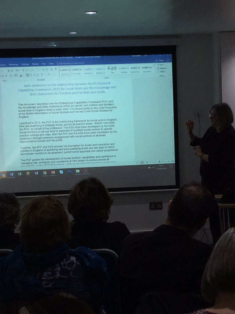 BASW_UK's tweet photo. @ruthallenonline discusses joint statement between KSS and PCF and thanks Lyn, Judith and Isabelle #PCFrefresh https://t.co/Cie8nnZvcj