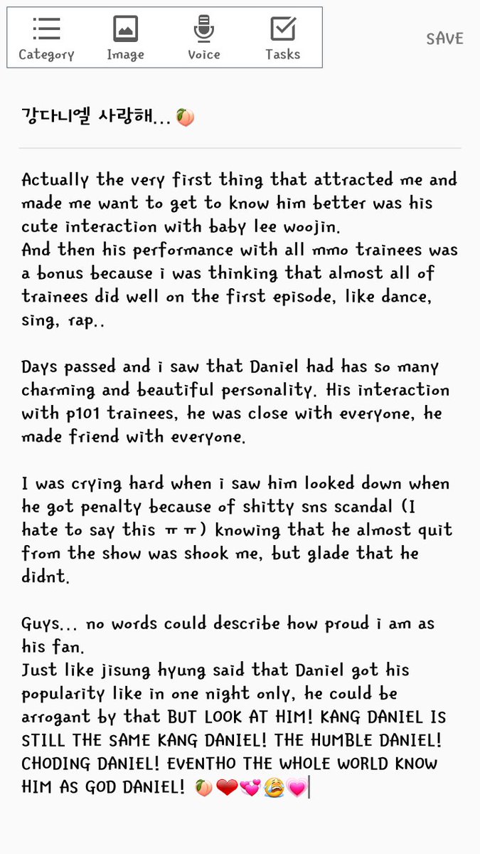 maryyaaaa09's tweet photo. - Day 7/Last Day -

my kinda confession ㅠㅠ 
really glad to know you, kang daniel 💕

#KangDanielWeekProject #KangDanielWeek #KangDaniel #강다니엘 #강다니엘_사랑해요 https://t.co/W9gZZufIWQ