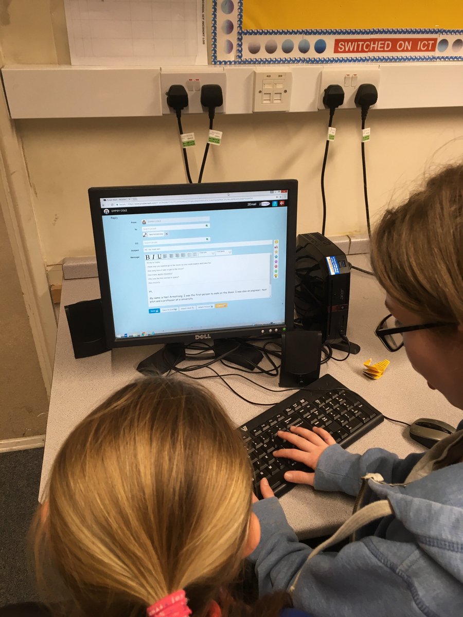 stilltydps's tweet photo. Year 5 are emailing Neil Armstrong using @purpleMash. https://t.co/YLIYhii53k