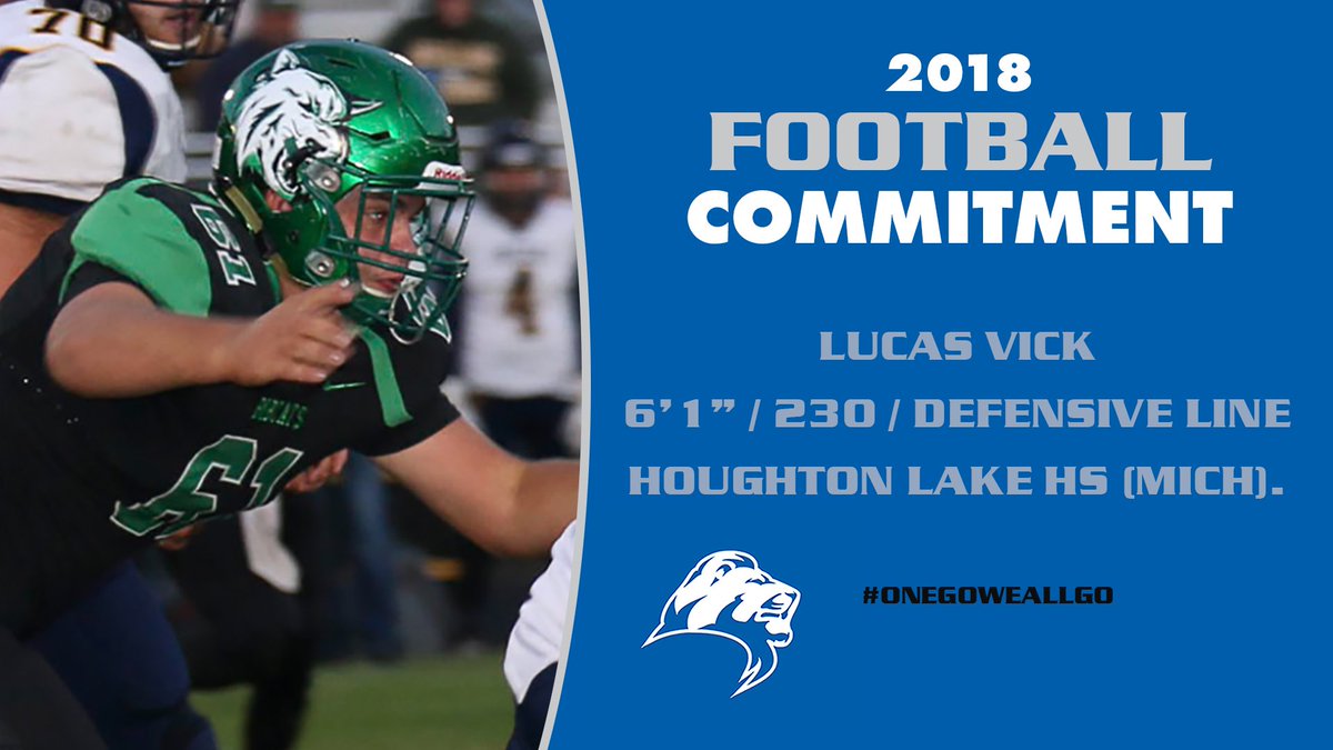 FULionsFootball's tweet photo. Please join us in welcoming the next great Lion to join the Pride! Lucas brings a team first mentality and a ton of toughness to our defensive line. #OneGoWeAllGo #FinnUP #pr1de https://t.co/XLO1MQ8npo