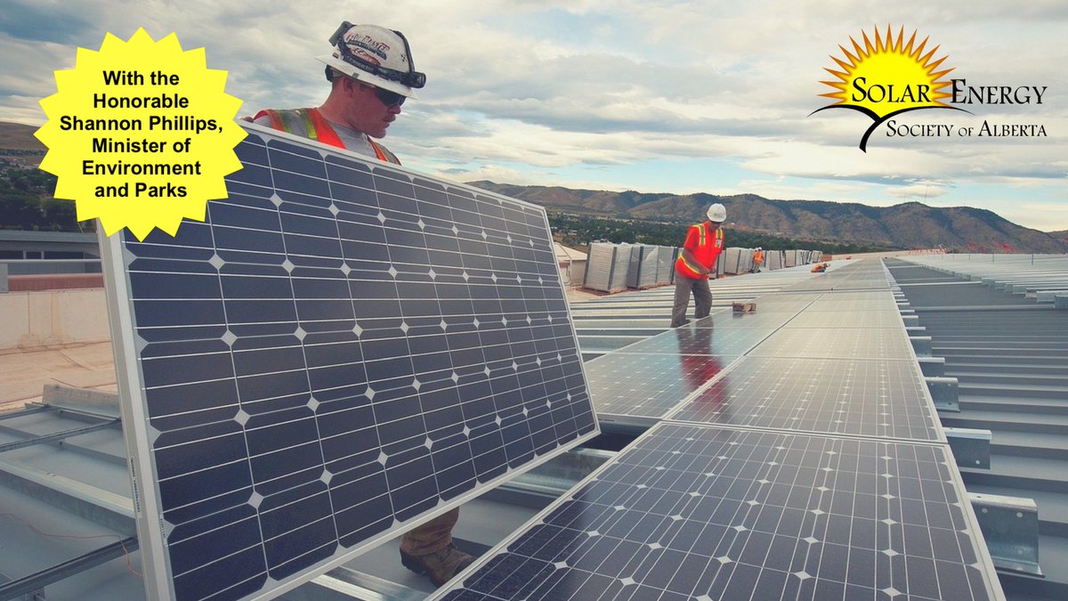 solaralberta's tweet photo. Looking for a #job in the #solarpatch? Join us in person to hear from 7 great industry professionals, or on Facebook live to watch the magic.
Join us TOMORROW Solar Drinks at 5pm at SAIT for a chance to speak with Shannon Phillips!
https://t.co/LERgXiRZMC https://t.co/22pK7VIDq6