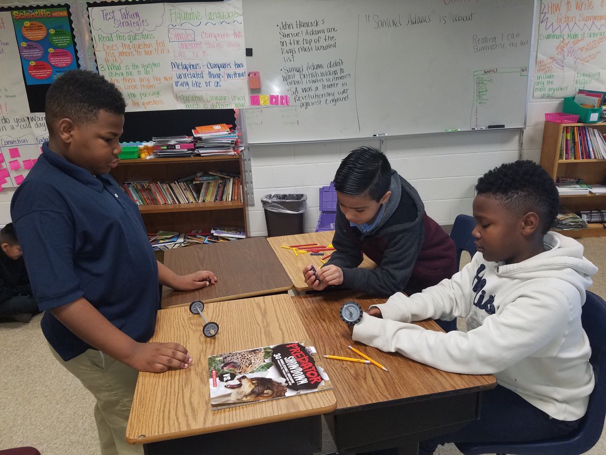 cdshafer15's tweet photo. Forces and Motion Exploration has begun. 
#studentcentered on 5.P.1
#Wedosciencewell
#TEAMBOLTON
@WSFCS_Science @hotpottsscience @SciCoachOv @PrincipalCJF @wsfcs @BoltonElemSch https://t.co/77TufpIAOu