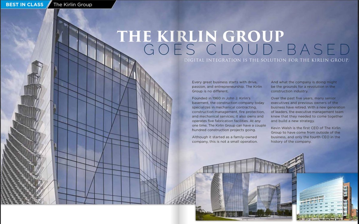 KirlinDB's tweet image. "The Kirlin Group Goes Cloud-Based" -- #Kirlin featured in the Best in Class March issue of BOSS Magazine thebossmagazine.com/magazine/march…
@BOSSNewsNetwork
#digitalintegration #kirlinsolution #leadingtheway