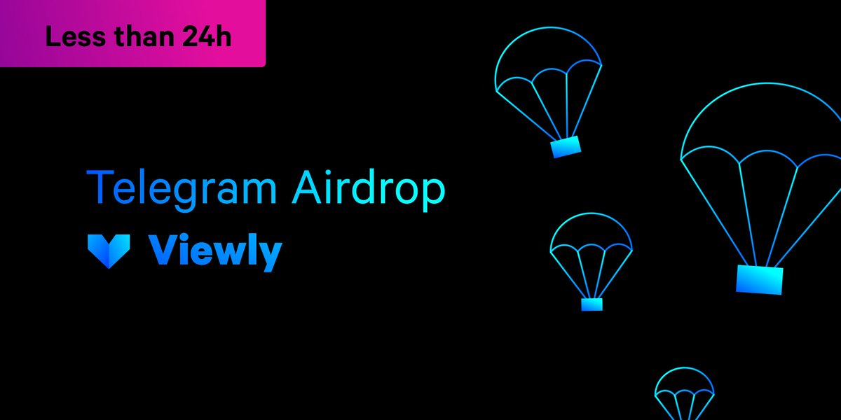 OfficialViewly's tweet photo. Viewly Airdrop less than 24 hours left!
More than 60% of the pool already filled!
https://t.co/dsxTLsoJJP #Airdrops #bounty #Viewly #ViewlyAirDrop https://t.co/MkrqXi9nXL