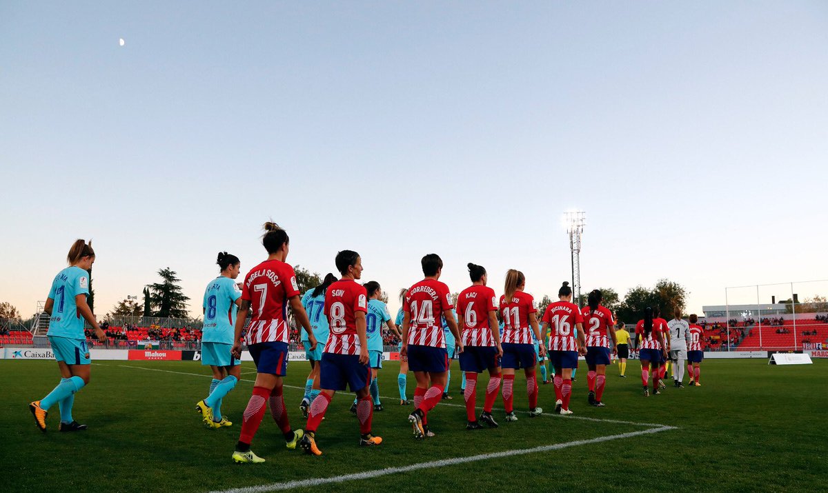 AtletiFemenino's tweet photo. ✅ HORARIO CONFIRMADO:
📝 Jornada 22
🗓 Domingo 11 de marzo
🆚 @FCBfemeni 
⏰ 20:00h
🏟 Ciudad Deportiva Joan Gamper
📺 Gol
#AúpaAtleti #FCBAtleti https://t.co/rNLbpx4SYA