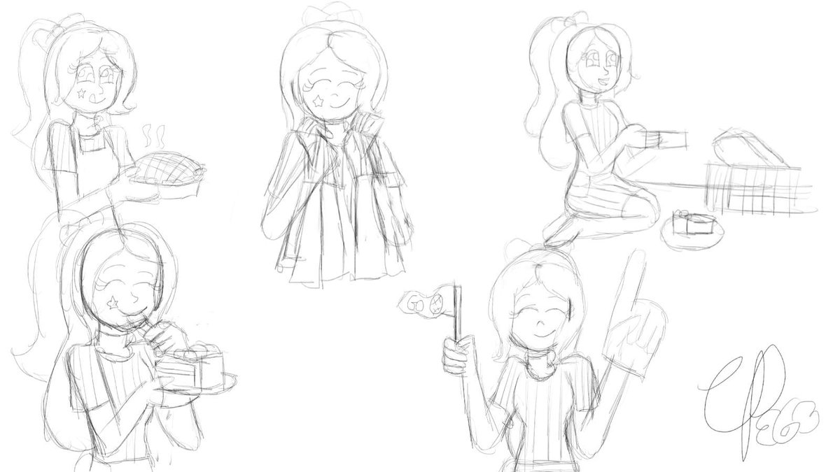 Cinderpeach's tweet photo. 🍰Hannah Glow🍰 #oc #originalcharacter #characterdesign #charactersheet #cuteart #myart #ArtisticTuesday #youngartist #sweet #comic #comic_concept https://t.co/wTBkwgyXXi