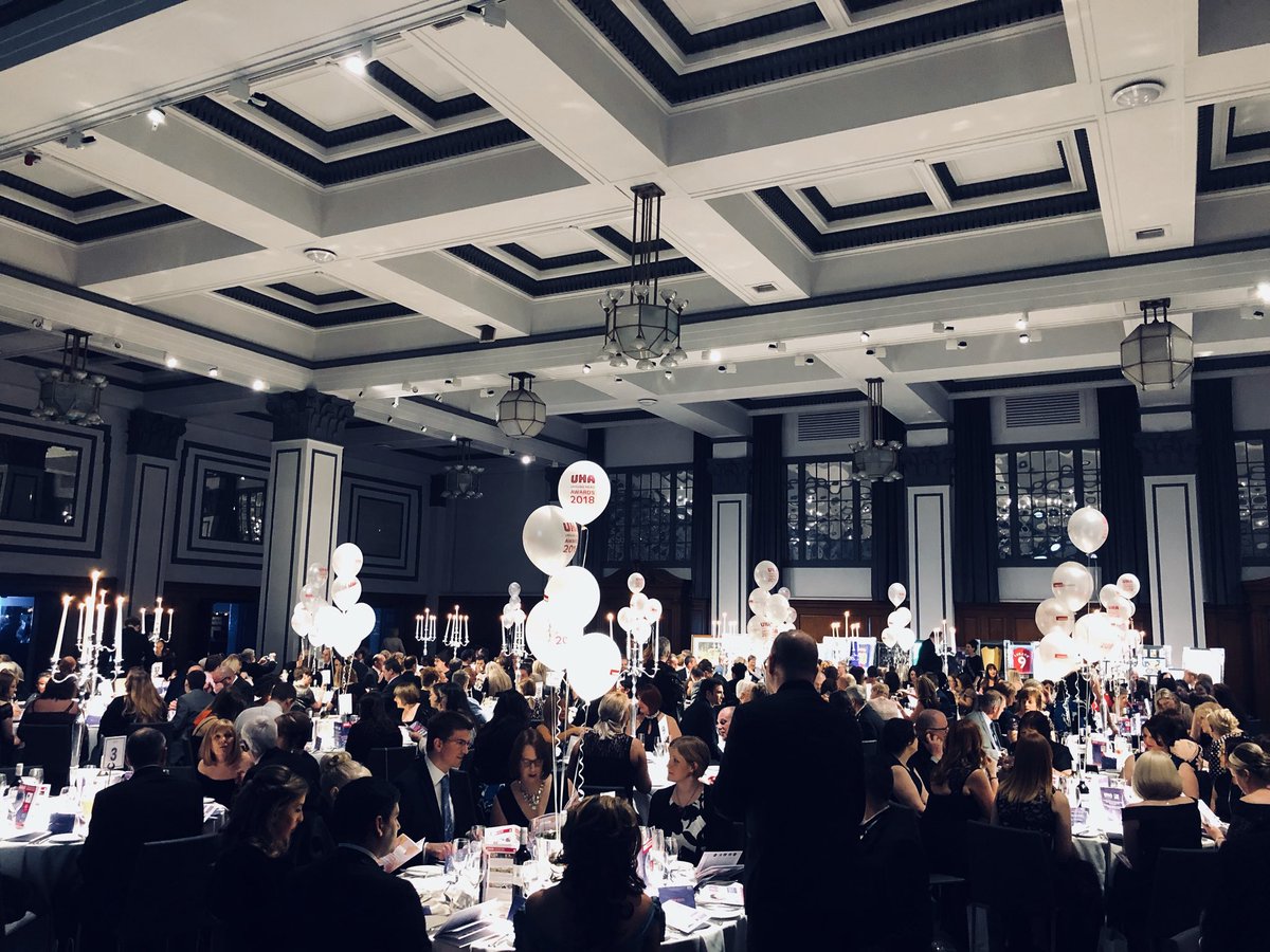 UnsungHeroAward's tweet photo. A few photos from Friday; how the room looked before and during the #awards. Quite the transformation and quite the night! #UHAwards18 #NHS #awards #healthcare #unsungheroawards #Manchester https://t.co/5q02ARXLt9