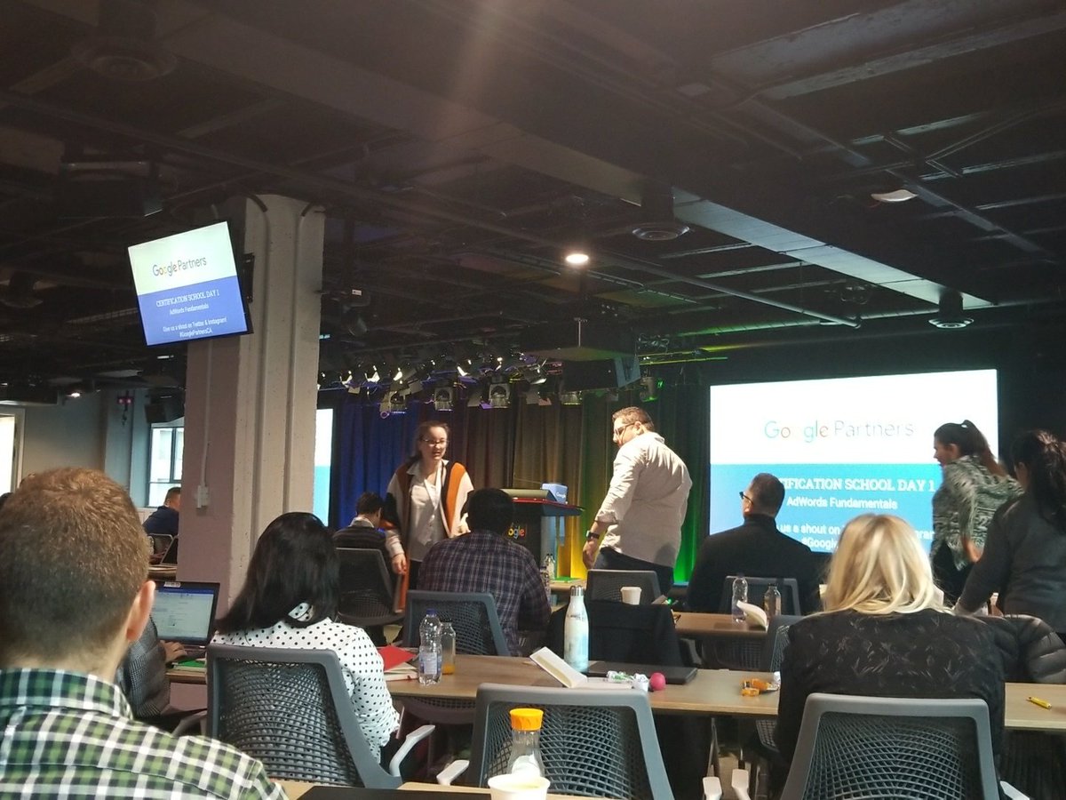 philipkwok's tweet photo. Spending the morning @googlecanada doing #googlepartnersca certification training https://t.co/EjOE2skS2q