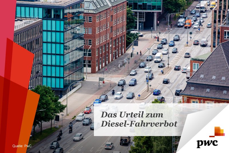 #Dieselfahrverbot: Urteil steht – deutsche Städte dürfen Fahrverbote verhängen. Was das für die Zukunft der #Automobilindustrie sowie für Kommunen und Städte bedeutet, erklären die PwC-Experten <a href="/AlfredHoehn/">Alfred Hoehn</a> und <a href="/sturmerfacts/">Christoph Stürmer</a> im Interview: pwc.de/Dieselfahrverb…