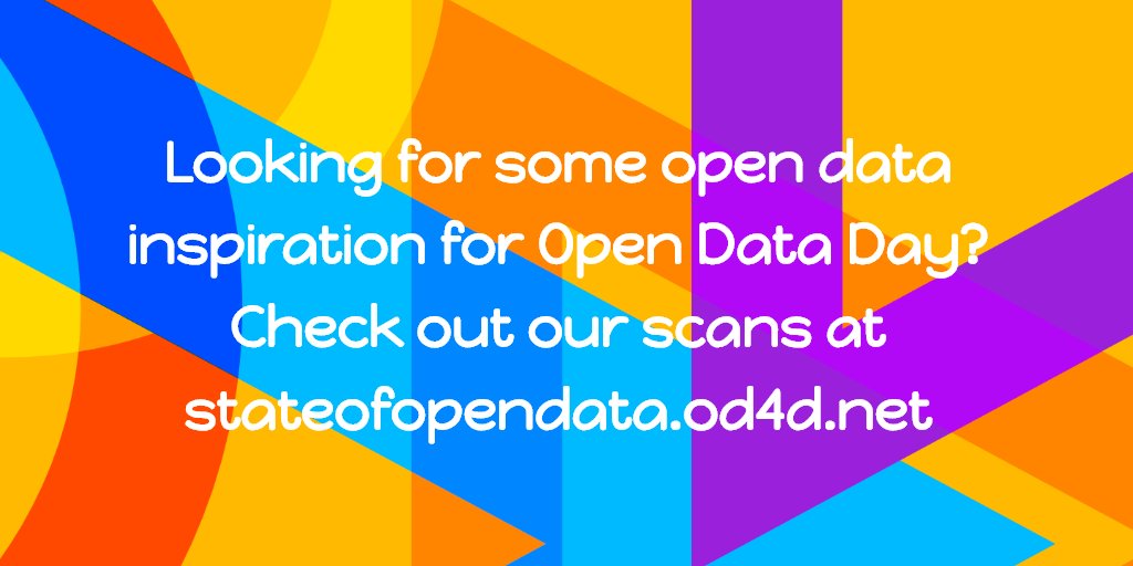 stateofopendata's tweet photo. Our scans are still open for comments and are free for use! Use them as a resource in your #opendataday18 event! https://t.co/H4a00CdiWS