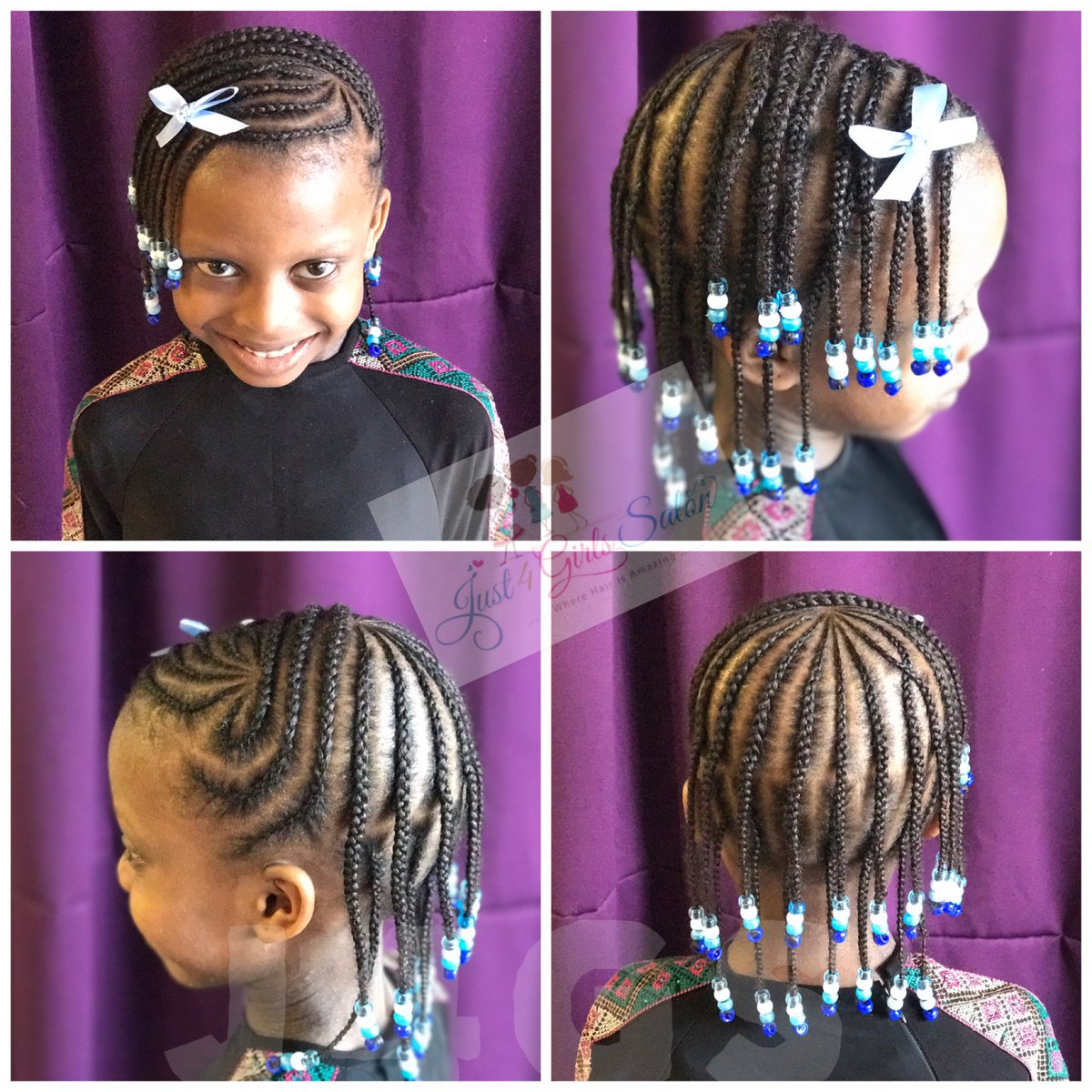 Just4GirlsSalon's tweet photo. Hairstyle: Front braided to the side w/layers. Book your next appointment with US! #just4girlssalon #beads #braids #happyclients #smyrnalocation #atlantasalon #curls #trims #allgirlssalon #momsofgirls #dadswithgirls #bubblybeautiful #healthyhabits #healthyhair https://t.co/VX4fzw93as