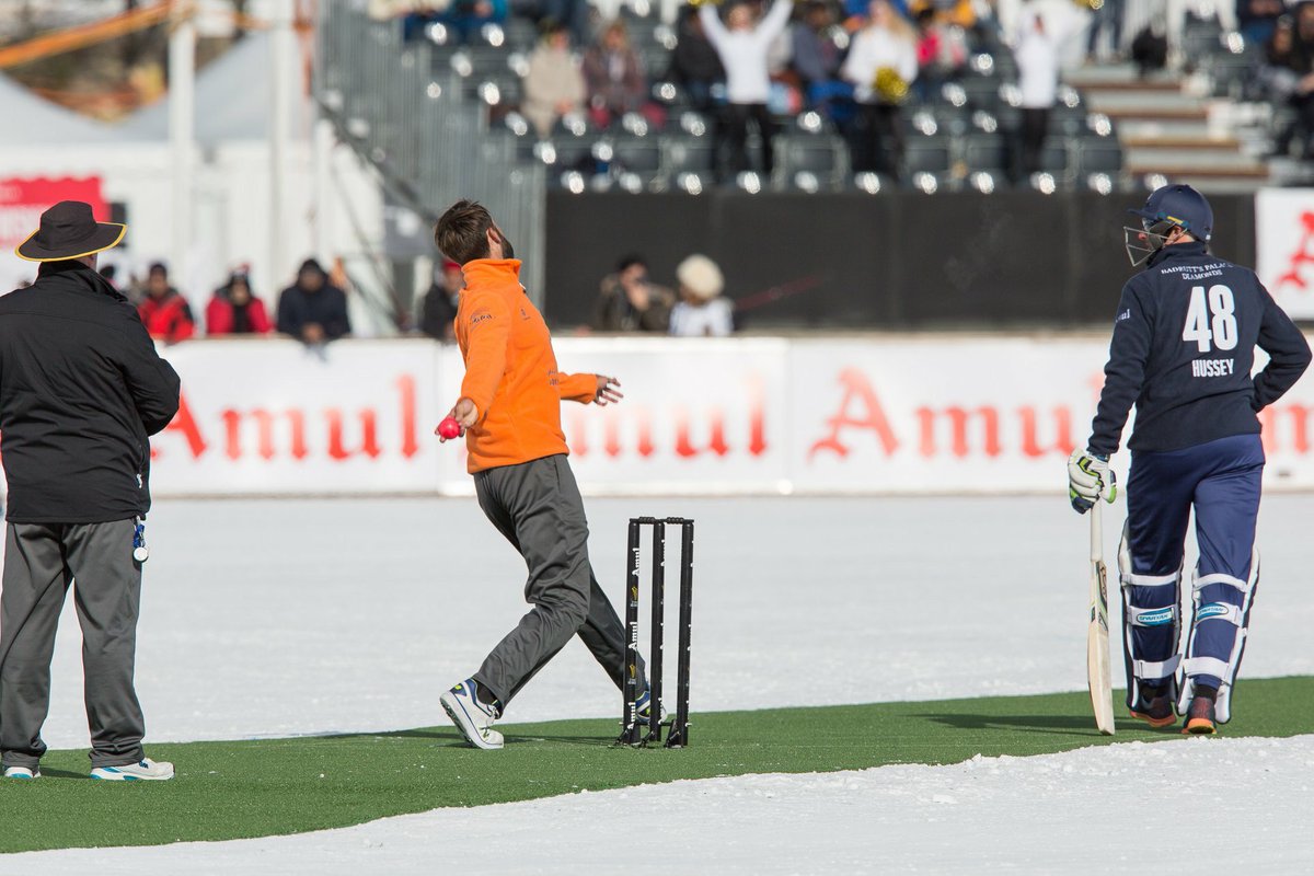 IceCricketCH's tweet photo. The memories of this event are like that we can talk it over a million times but some records were also made that should be in our discussion. Lets check who can answer this. 
Which player had thrown the fastest ball??
#Icecricketchallenge #Badruttpalace https://t.co/pLIIZ5Sdkp