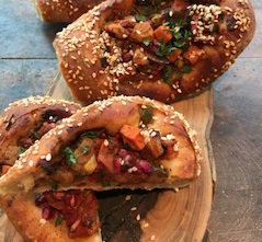 HambletonBakeWB's tweet photo. At last some dairy-free deliciousness? This Moroccan Focaccia tastes great! @HambletonBakery #Bakery #shoplocal #dairyfree https://t.co/SduWBKYf0W