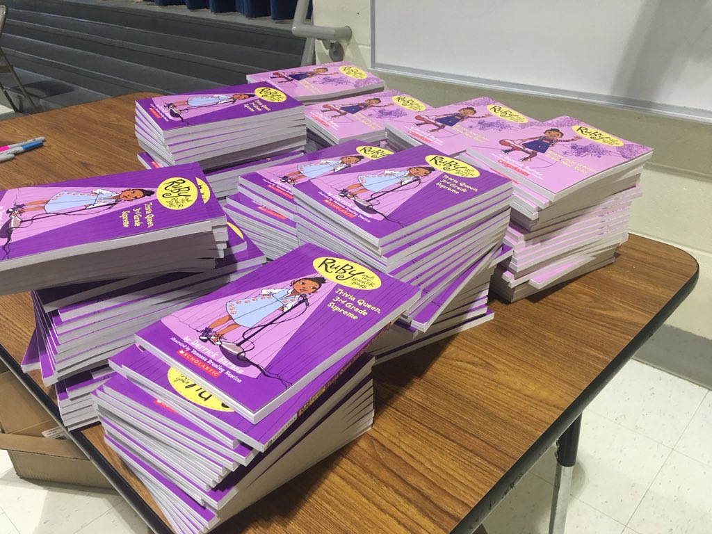 OakhurstCarr's tweet photo. Crown: An Ode to the Fresh Cut Author @DDB @cms_pdl @OakhurstSTEAM @CMSSupt @CMSLit #RubySeries #WeCouldBeBrothers #drseussweek https://t.co/IThcySLOMb