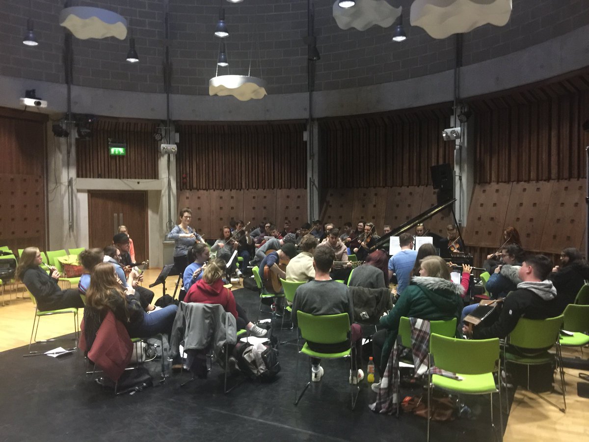 Keeganflute's tweet photo. Karen Tweed and the Irish World Academy Big Band!  Ensemble week at the Academy. #iworldacademy #studyul https://t.co/6E2AORa8me