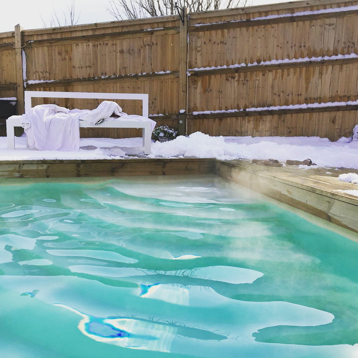 Even in the coldest weather and the deepest #snow #brighton has seen for years, our pool is still toasty, loved my hot water #swim this morning. Go to everydaypools.co.uk if you want one too!