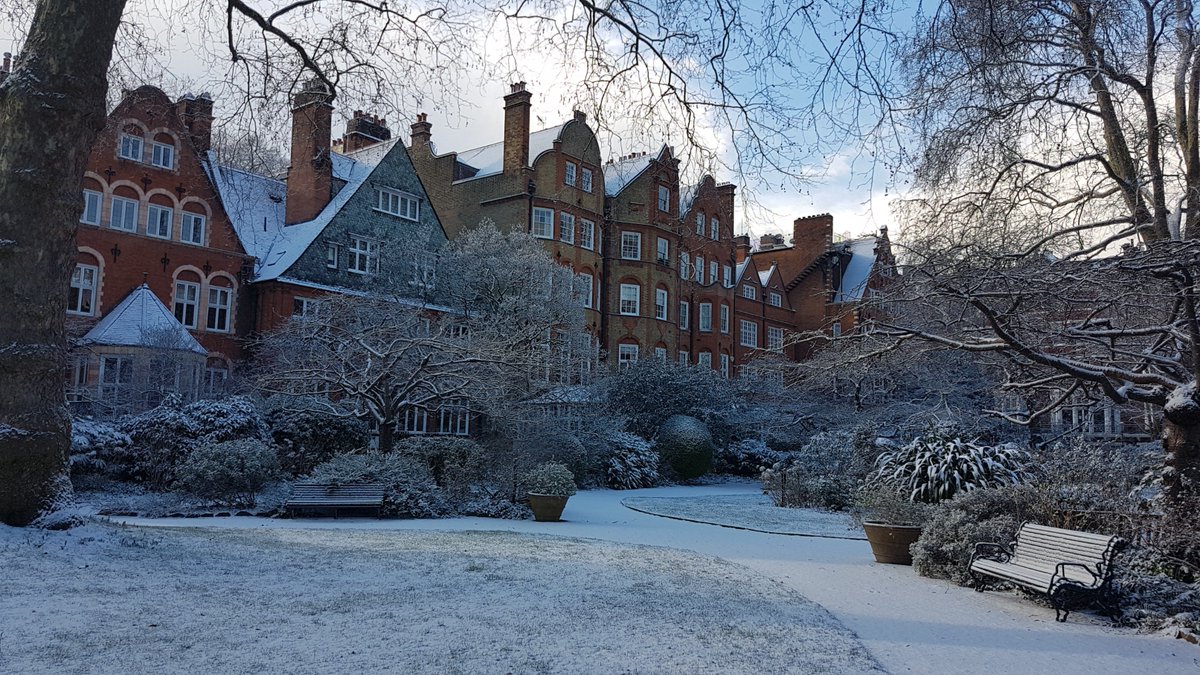 Enjoy snow in Collingham Gardens - Amazingly Beautiful