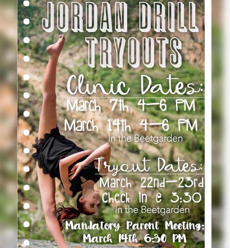 JHSdrill's tweet image. Tryout packets will be put in the main office March 1st ❤️