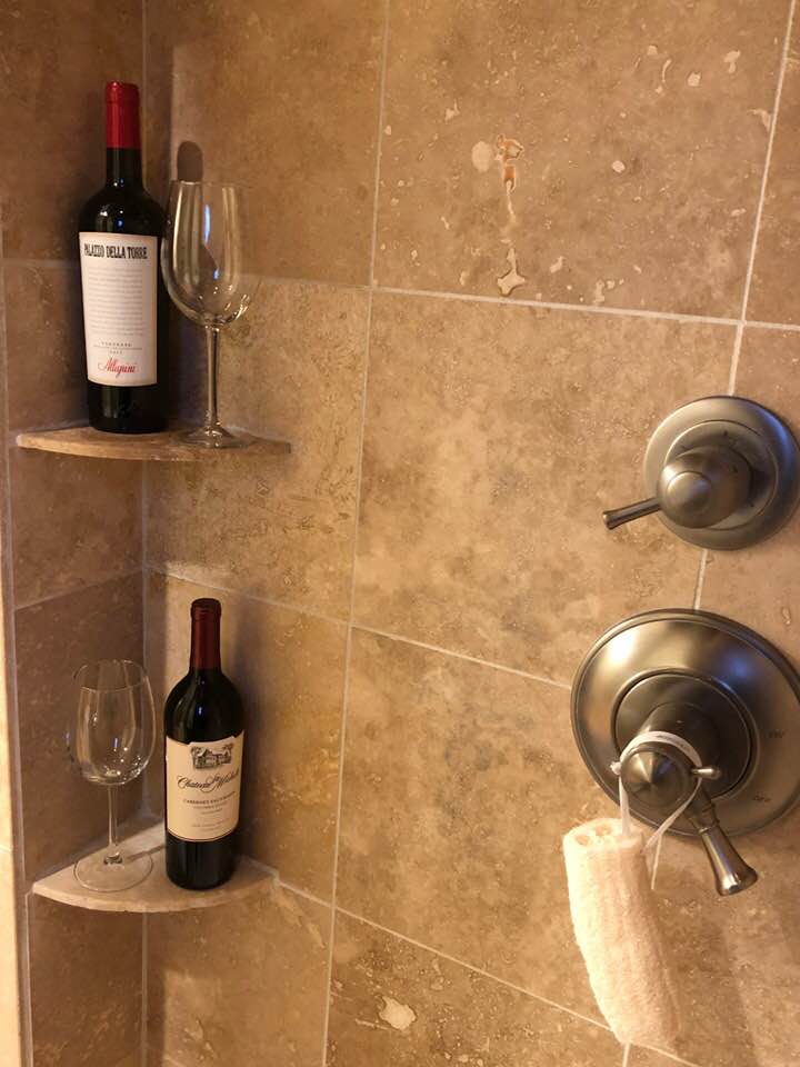 MiracleMethodRI's tweet image. A little humor for the day....Yesterday I had my annual Medicare wellness check. The nurse said that at my age I should have a bar in the shower. So I took her advice. #HappyTuesday #winelover #bathroomhumor #miraclemethod #quoteoftheday #smartidea #relaxation