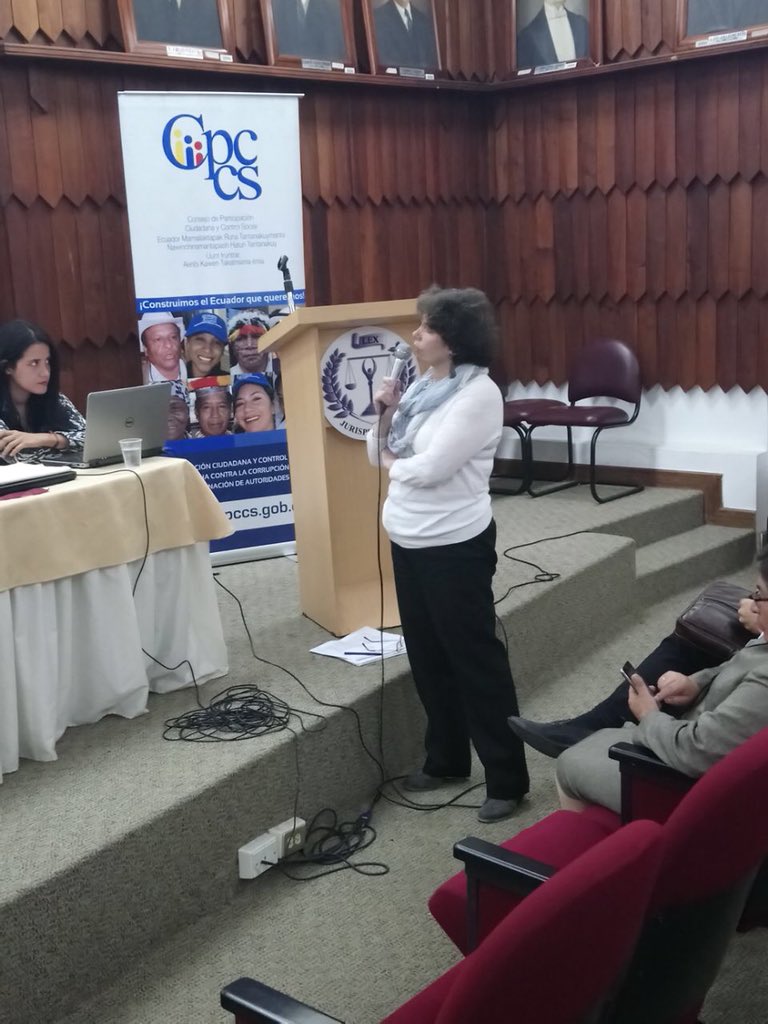 Sra. Lina Vintimilla da a conocer las conclusiones y recomendaciones "Al #ConcejoCantonalCuenca, recordar que son personas al servicio de la ciudadanía y no de un partido político"