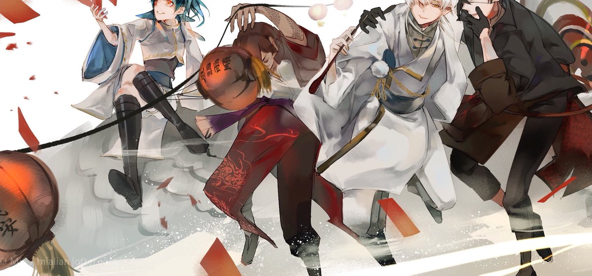 鶴丸国永(刀剣乱舞) 「#伊達組をのせると伊達組クラスタがRTしてくれるらしい

タグに便乗しました…!」|Miaのイラスト