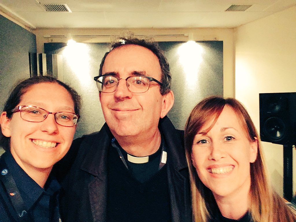 Lovely to work with @RevRichardColes today, recording narrations for the upcoming <a href="/boscombesa/">Boscombe Sally Army</a> band album ‘An Easter Tale’ #easter #recording #brassband