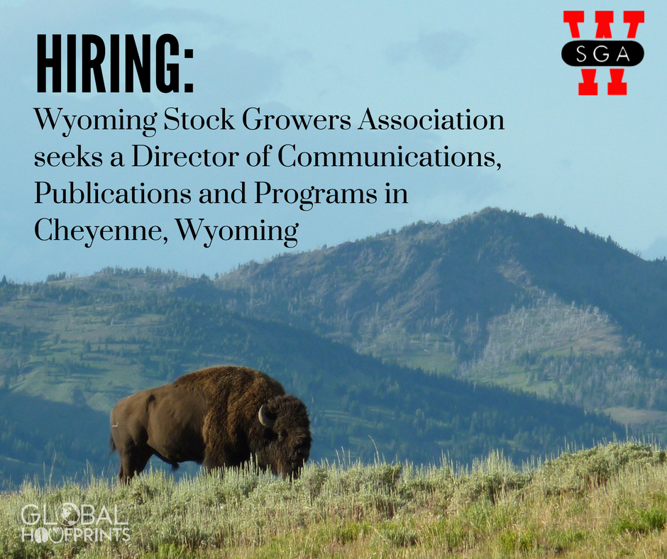 CharmayneRoams's tweet photo. #Hiring: The Wyoming Stock Growers Association is seeking a Director of Communications, Publications and Programs to join their team in Cheyenne, Wyoming. #AgComm #AgJobs @AgGradNation 

Learn more and apply: https://t.co/Do9IRZC1Wu. https://t.co/uUxDqaWfQW