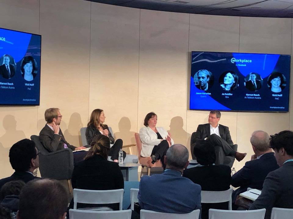 TA_Group's tweet image. Today our Commercial Director Gernot Rasch joined an interesting #MWC2018 panel with @facebook's @WorkplacebyFB team and gave some first hand insights on @TA_Group's "New ways of Working" and our experience with FB's Workplace solution.