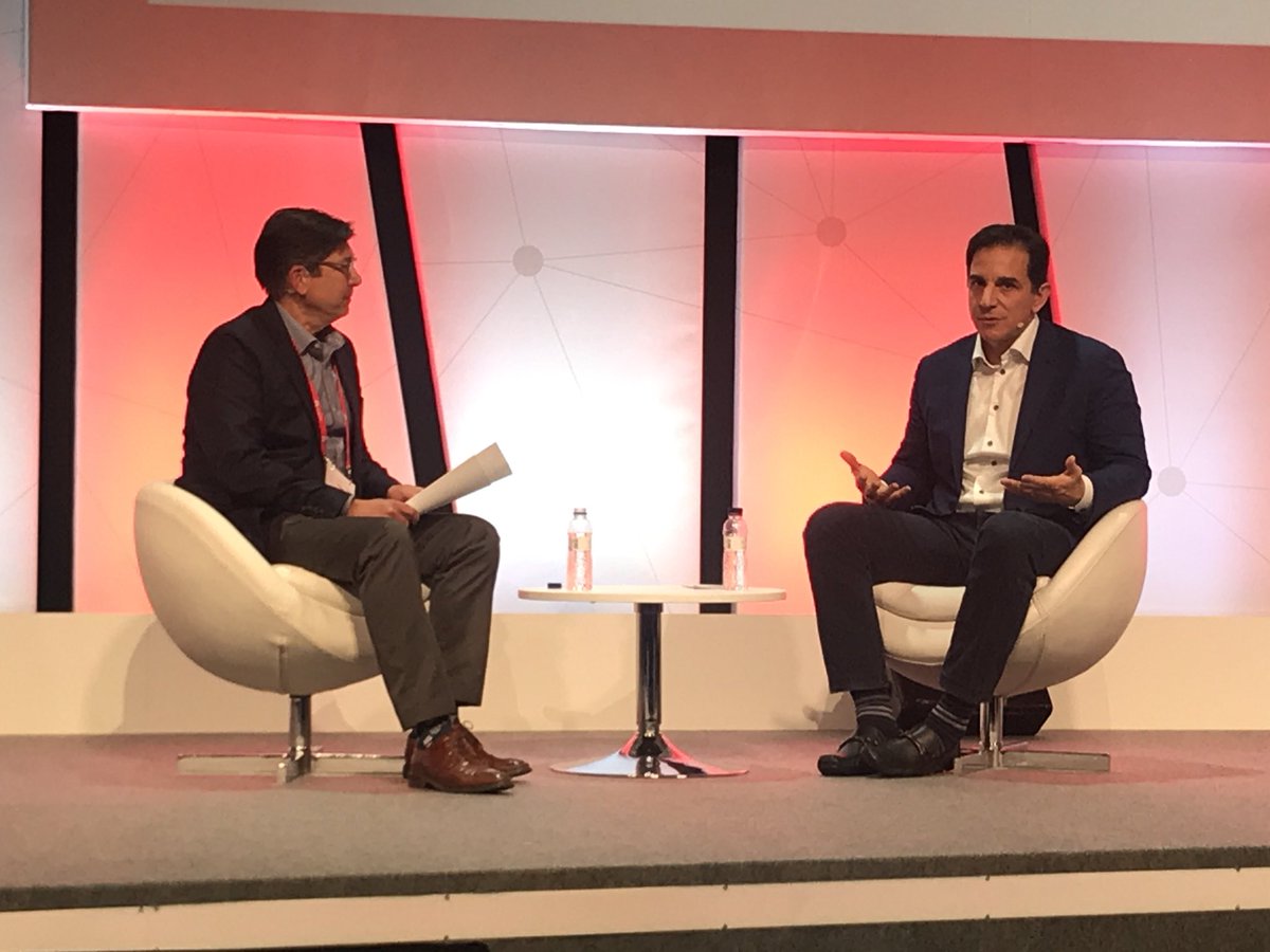 DigiAcademy's tweet photo. Augmented Intelligence will impact every job; it augments people’s decision making. Everyone needs to learn to code; it teaches you a different way to view the world. Bob Lord from #IBM .@rwlord on #DigitalTransformation #DigitalMarketing at #MWC18 #IABMWC https://t.co/ONmd5EetTR