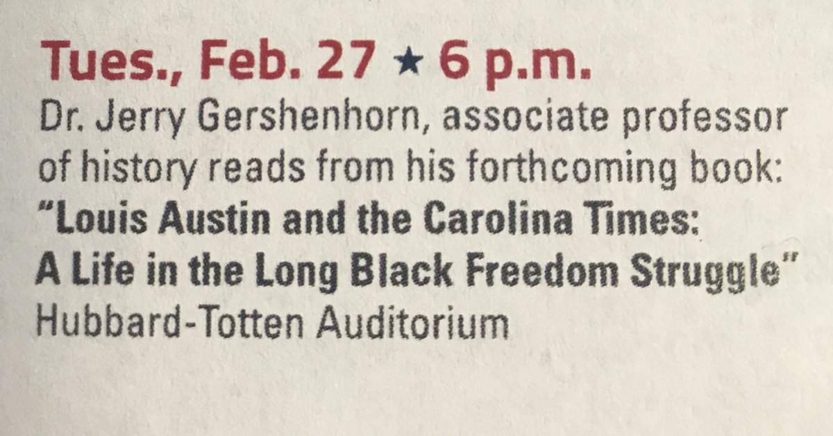 Please Join us tonight! #NCCUDepartmentofHistory