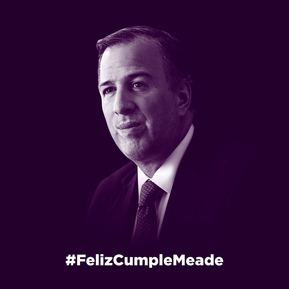 PRI_Nacional's tweet photo. A nombre de todos los que formamos parte de la gran familia PRI, enviamos un abrazo a @JoseAMeadeK con motivo de su cumpleaños. 
Que sean muchos más, que sigan llegando los éxitos y que no pierda nunca esa enorme vocación de trabajar por y para #México. #FelizCumpleMeade https://t.co/hwkvL21Y9c