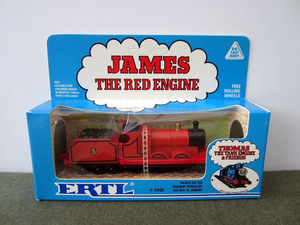 Ertl Sticker Paper Face James Red Thomas the Tank Engine & Friends - Boxed