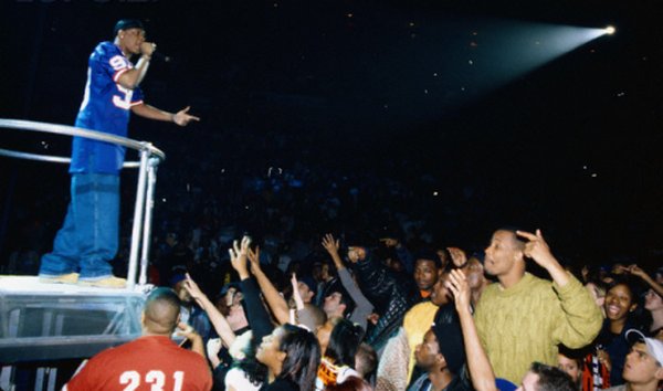 Evan Auerbach February 27 1999 Backstage Celebrating A Successful 2nd Night Of The 54 Date Hard Knock Life Tour In North Charleston Sc Pictured Jay Z Bleek Swizz Beatz Da Ranjahz