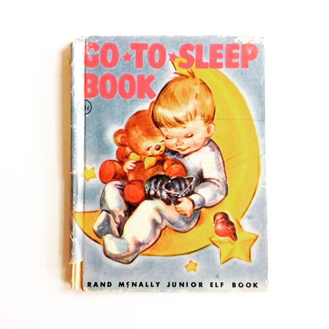 Aimeehj's tweet photo. Sweet 1949 #picturebook. #gotosleepbook #vintage #illustration #MargieOpitz #kidlitart #antique #books #art https://t.co/5CAbwb3VdL