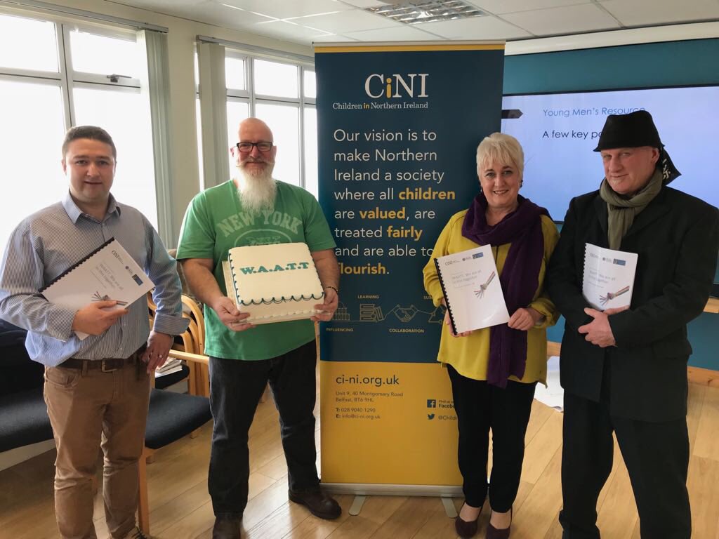 PaulineLeeson's tweet photo. A rose among thorns! Big thanks to Christine Smyth for launching WAATT research today @ChildreninNI . Excellent Learning and Development programme for Parents and Social Workers on communicating with boys and young men #Learning #Innovation #Masulinity @seanhollandOSS https://t.co/QhqKml2HRE