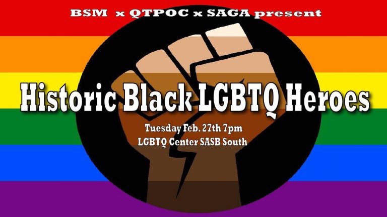 Come join us, BSM, and QTPOC today at the UNC LGBTQ Center from 7-9 pm! Learn about the Black LGBTQ Heroes that made our reality possible!