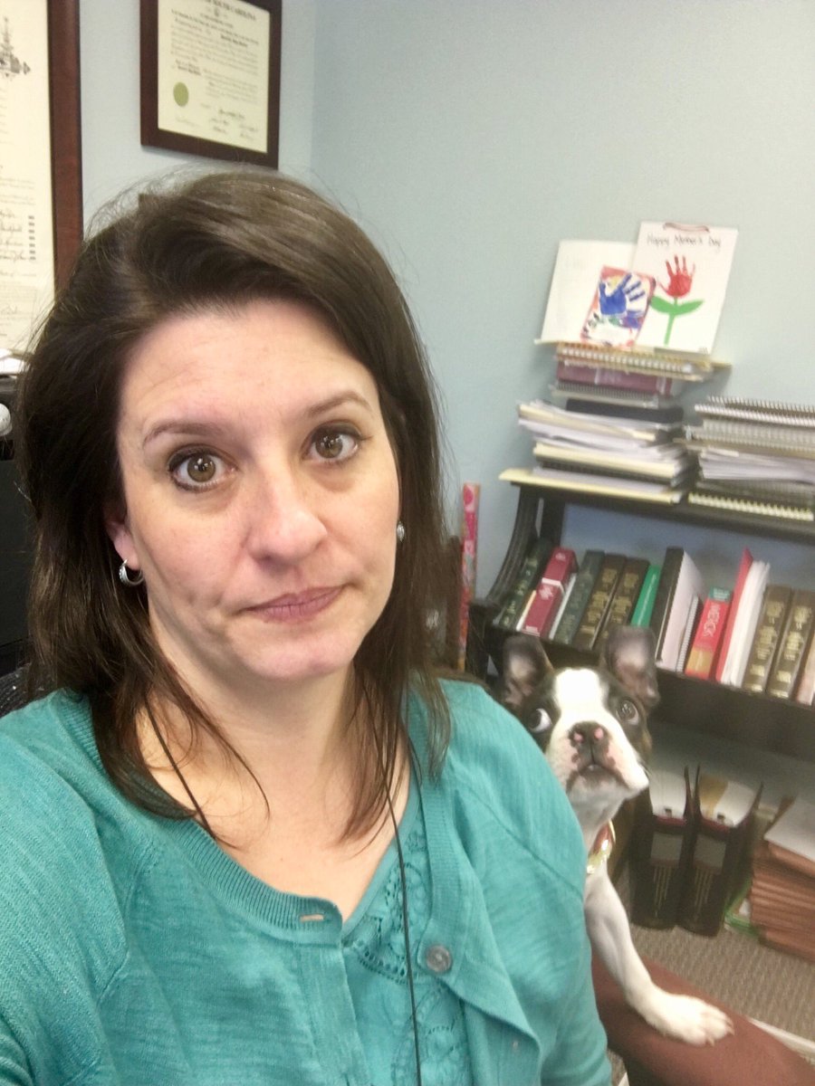 Inspiredlawyer's tweet photo. Lucy wants to play but we have a client coming in and 2,843 motions to write, calls to return and denied medical to fight over. #AppellateDogs https://t.co/gCR6QfEa8b