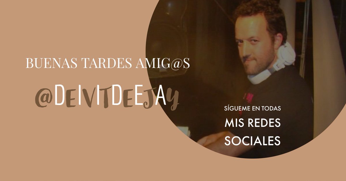 DEIVITDEEJAY's tweet photo. Dime #Hola y alégrame la tarde ! #BuenasTardes amig@s @Lauragualda29 @Nacho_Sandoval @GarciaBaquero @ElCaballoGoloso @AnaPatricia_GC @capricciplata @angelesaljama @bolsosmonai @beg_online @ns_empresas @iBanagher @dlm_asistencia @graincas @irismusearts @noederecetas @naranjasfoios https://t.co/uwFiZt3h9K