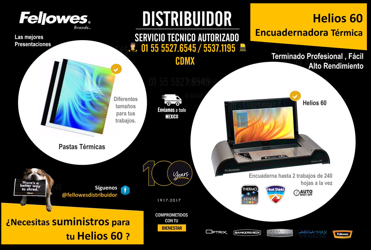 fellowesventas's tweet photo. #Helios60. #EncuadernadoraTérmica #Fellowes ¡Obtendrás un acabado de #libro! 📚de manera profesional. La presentación lo es todo y tenemos lo que necesitas para #brillar. Podrás encuadernar hasta 2 trabajos de 240 hojas a la vez. 🤩Consumibles de venta con nosotros! #FelizMartes https://t.co/q9p3CApexD