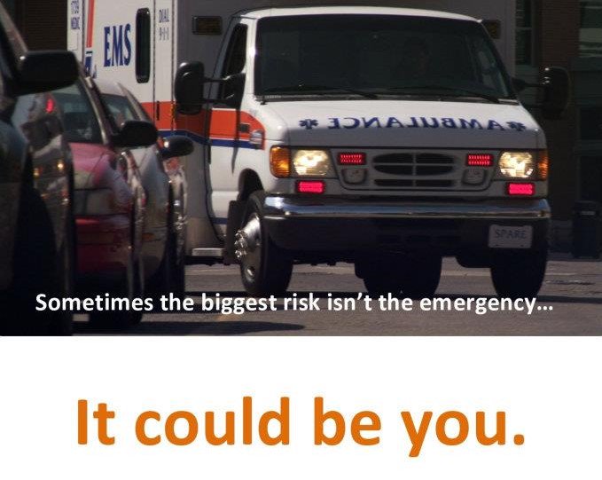 jpmf's tweet photo. Sometimes the biggest risk isn't the emergency. It could be you ... #TuesdayThoughts #RoadSafety #TrafficSafety #FirstResponderSafety #SlowDownMoveOver #YieldToEmergencyVehicles https://t.co/wfAXEO94DB