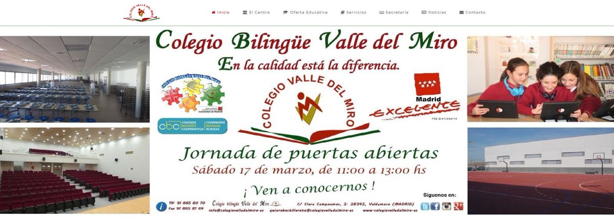 ValledelMiro's tweet photo. Jornada de Puertas Abiertas
Escuela Infantil
📌 2 de Marzo 
⏰ 16:00 a 18:00

Resto de etapas
📌 17 de Marzo
⏰ 11:00 a 13:00
 ¡Te esperamos!

https://t.co/OKMpyDbmKY https://t.co/ggNPsQ8G7J