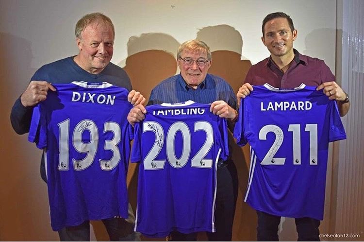 mjdktr's tweet photo. cfc_global Chelsea legends & top 3 record goalscorers, Kerry Dixon, Bobby Tambling & Super franklampard.
#CFC
#chelseafootballclub #coyb #ktbffh #prideoflondon #londonisblue #hazard #kante #conte #morata #cfcglobal https://t.co/nbE0ijaO06