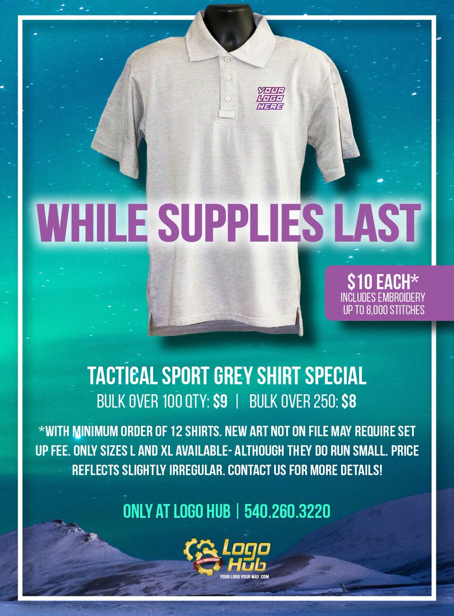 LogoHubVA's tweet photo. Woo-hoo! What a deal! Give us a call today at 540-260-3220! https://t.co/nyYTci8nJL