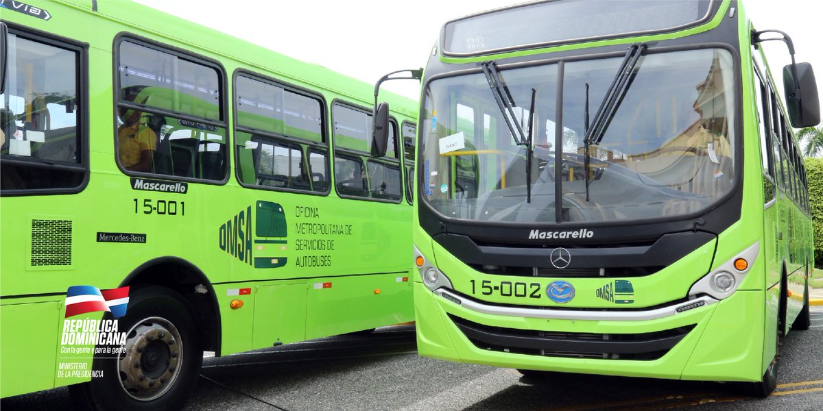 MinpreRD's tweet photo. "Estos buses tendrán sus paradas establecidas, al igual que su propio espacio, separado de la vía principal de  la avenida" @DaniloMedina. #MinpreRD #Minpre27F #27F2018 #Danilo27F https://t.co/QUyULJR0NP