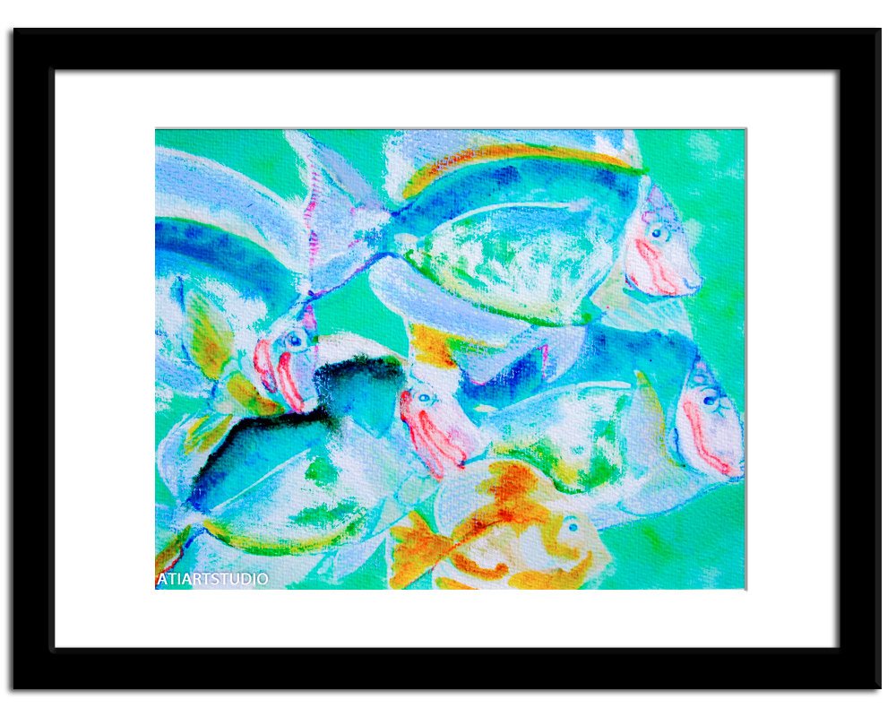 CcreationssART's tweet photo. Undersea Print with Fish-Whimsical Abstract Art Kids Room-Wall decor painting Sea https://t.co/bVICjtJAa7 #bestofEtsy #oiloncanvas https://t.co/JnWLGfpSIm