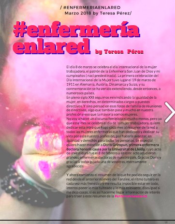 EnfSaludDigital's tweet photo. 📢 #enfermeriaenlared ya disponible en el #FanzinEnfermeria de Marzo, un Fanzine muy "burro" 🔗https://t.co/S4MasCrIzG
#TuCuentasSalud #creapntsaludmental #MYRAS18 #detrasdel20 #enPijamaAcurrar #CCEC_12 #eCardio18 #IIIJornadaASD #SaludSinBulos https://t.co/rBpH8gZppw