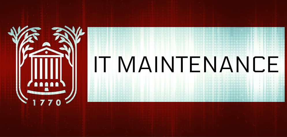 CofCITHelpdesk's tweet photo. IT Maintenance @CofCITHelpdesk 
SERVICE: Monthly Microsoft Software Updates
IMPACT: Faculty and Staff Computers
DATE:  Friday, March 9th to Saturday, March 10th
TIME: 10:00 PM Friday to Saturday at 6:00 AM https://t.co/ZedIpa54HZ
