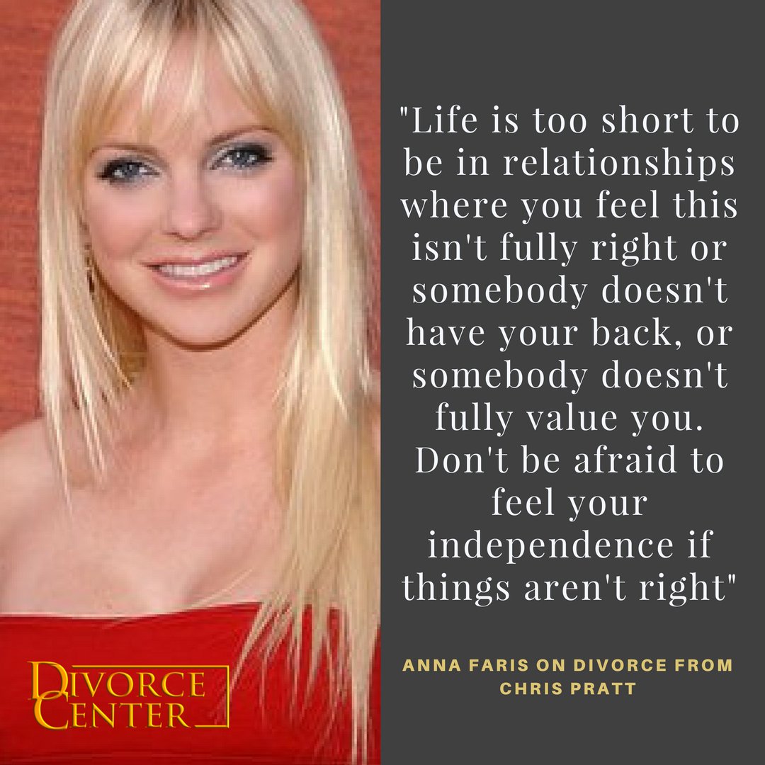 DivorceCenterNJ's tweet photo. Powerful words.Anna Faris on divorce from Chris Pratt.
#celebrities #divorce #annafaris #chrispratt #ny #newyork #nj #newjersey https://t.co/fxUbSR8SLN