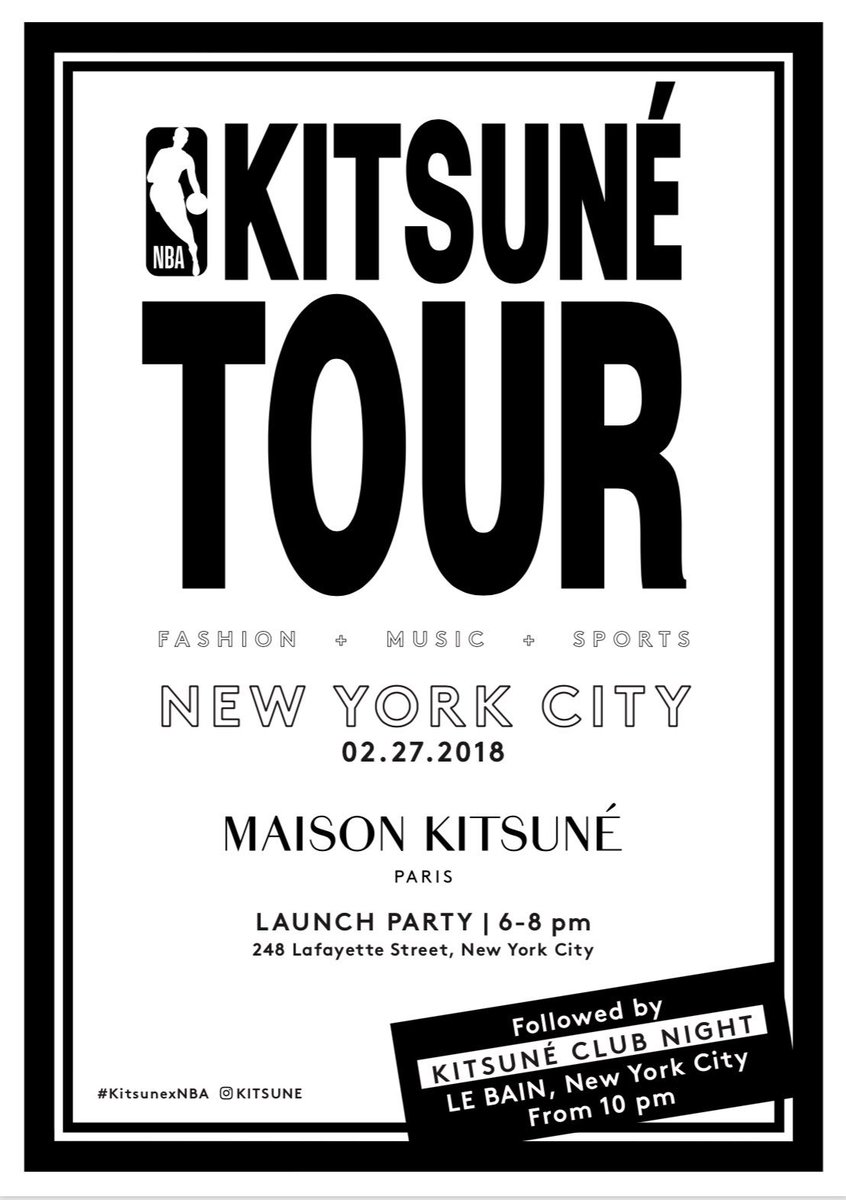 Come hang with us at <a href="/kitsune/">Kitsuné</a> today set time 6-8pm 🔥