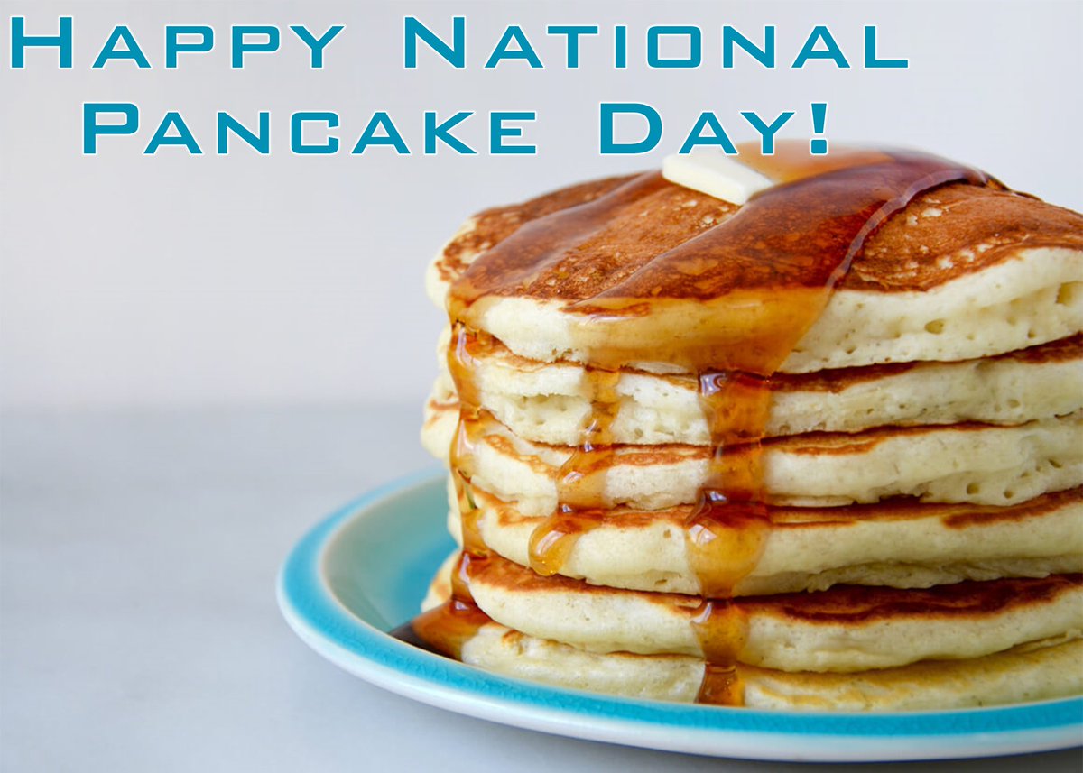BACASystems's tweet photo. BACA Systems wishes you Happy National Pancake Day! What toppings make your pancake stack: maple syrup & butter, nutella, or jam? #NationalPancakeDay #ToppingsForDays https://t.co/qBLEIxwWul